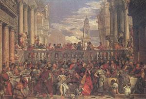 VERONESE (Paolo Caliari) The Marriage at Cana (mk05) Norge oil painting art